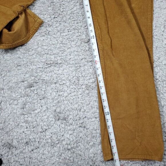 Levi's 94 Baggy Corduroy Brown Straight Leg Loose Pants Y2K 90s Size 33 x 31 - Picture 10 of 12